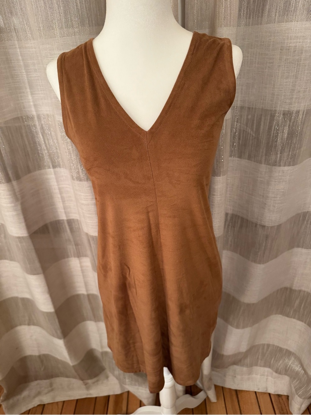 BB Dakota Suede-Look Jacket in Warm Brown